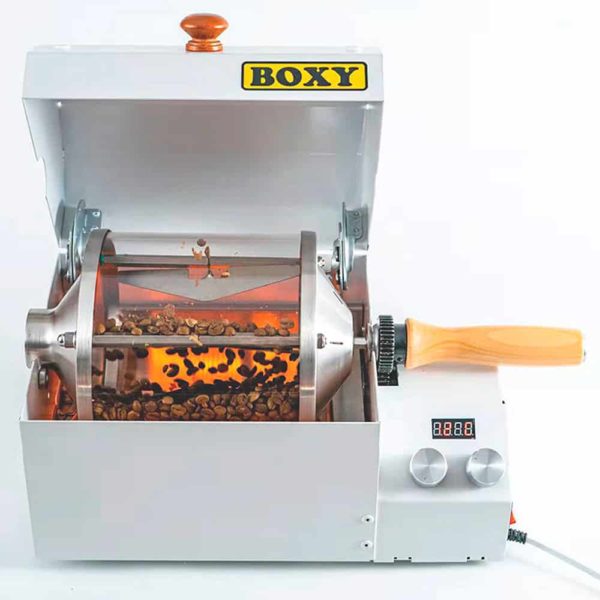 boxy coffee roaster fire