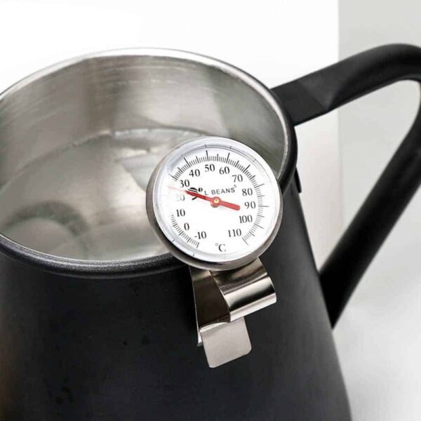 เครื่องวัดอุณหภูมินมสำหรับกาแฟ L-Beans ที่มีระดับอะนาล็อก