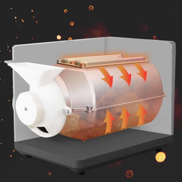 lasantec coffee roaster heating