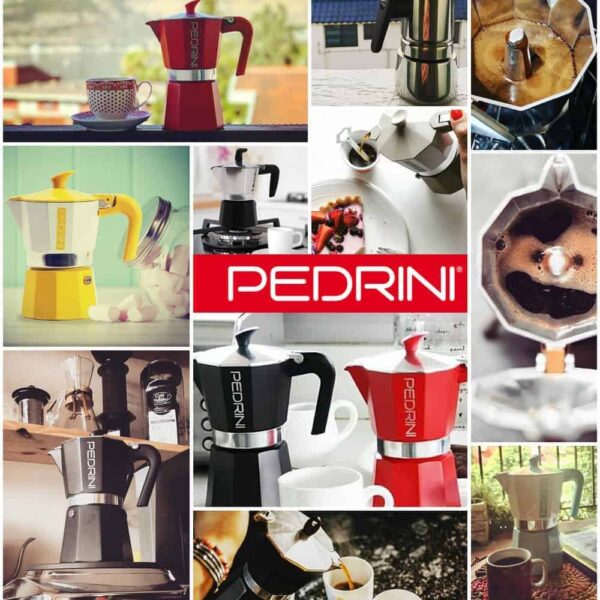 ชุดหม้อต้มกาแฟ Pedrini โมก้าพอต ผลิตในอิตาลี. หม้อต้มกาแฟไฟฟ้า